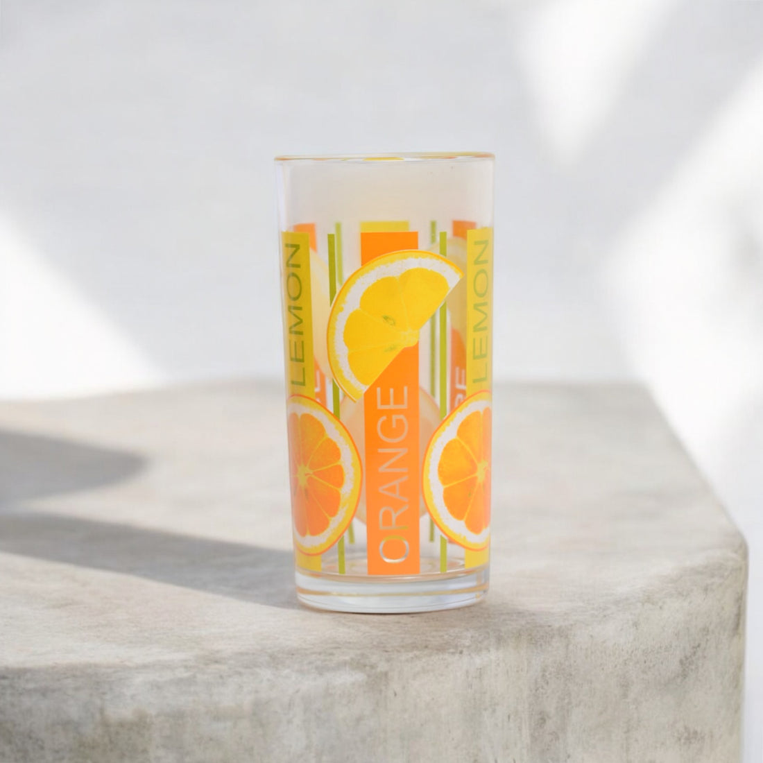 Set of Orange juice glasses