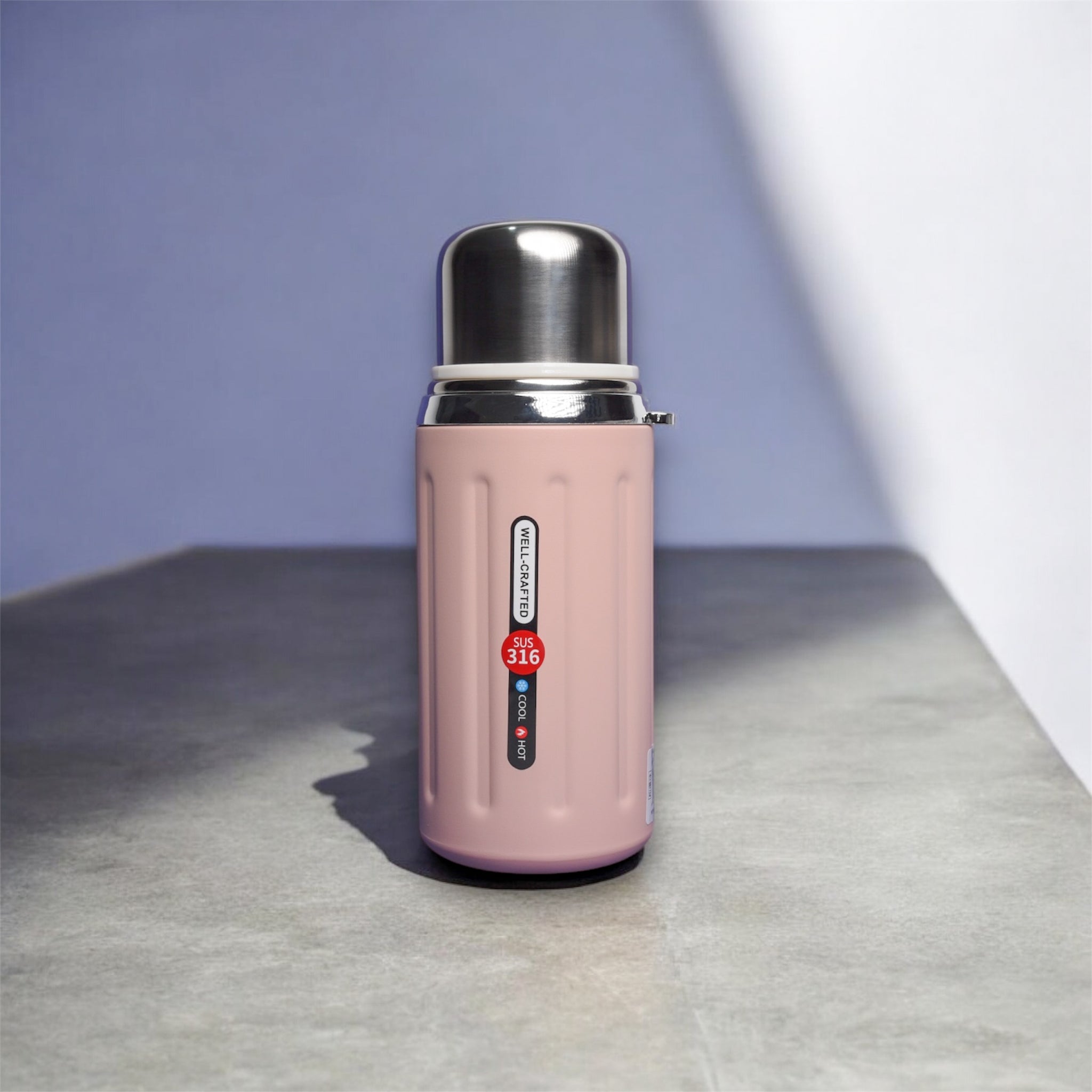 Pink thermo bottle