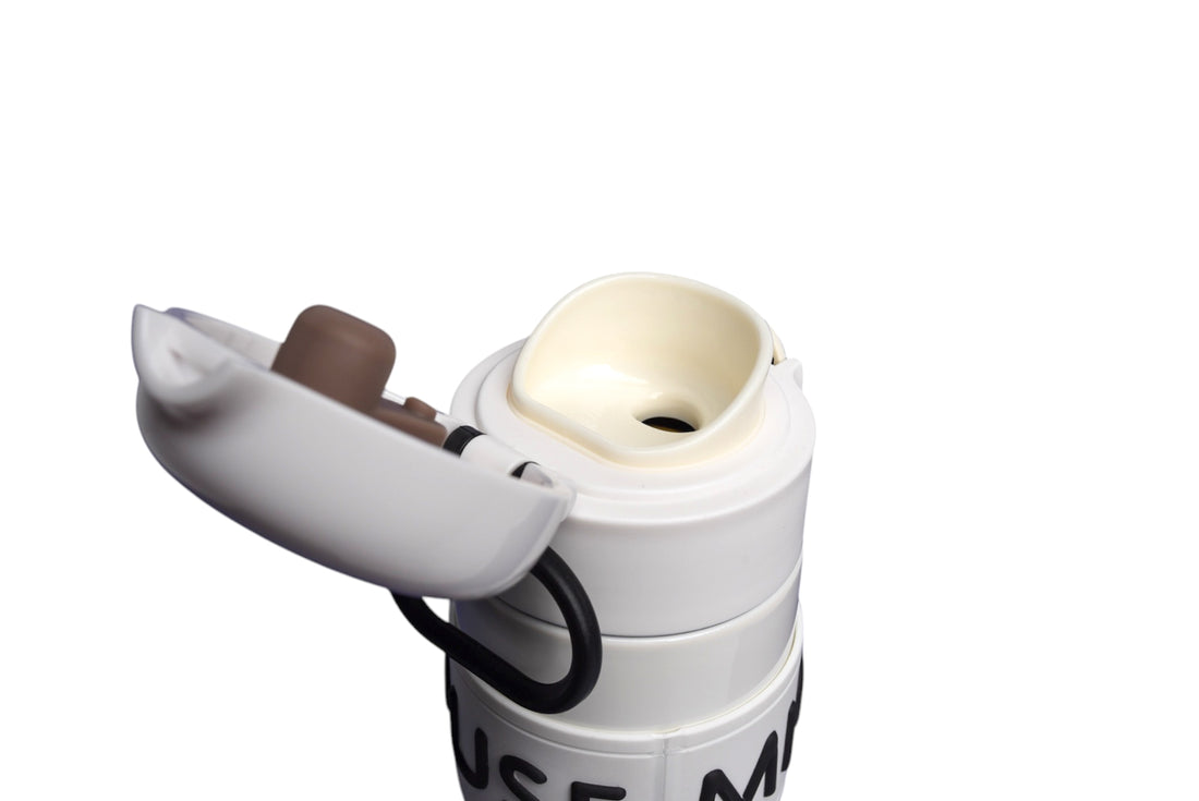Mickey Mouse White Bottle
