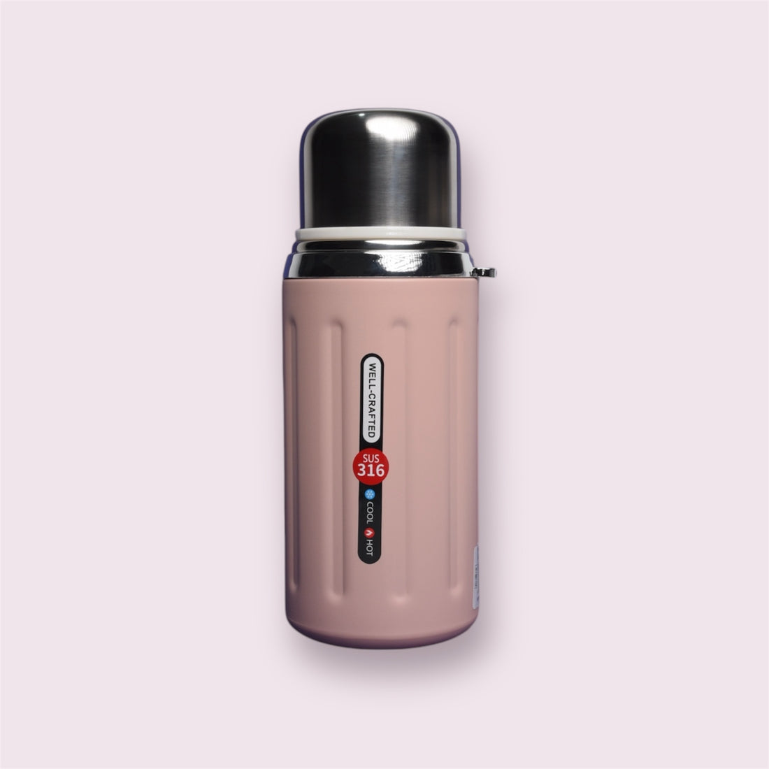 Pink thermo bottle