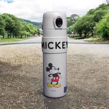 Mickey Mouse White Bottle
